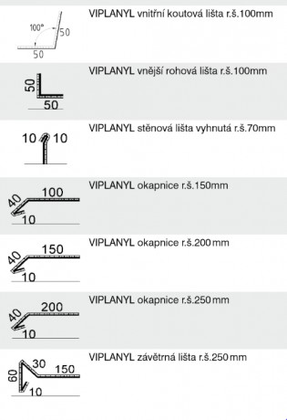 Plech Viplanyl výrobky